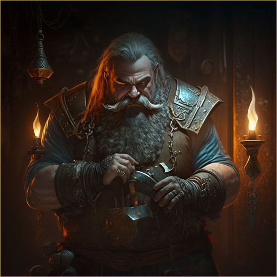 Dhurli by S. Baker and Midjourney