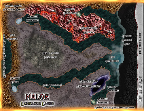 Map of Malor. All rights reserved.