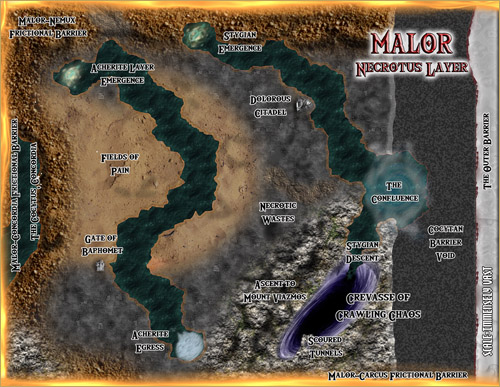 Map of Malor. All rights reserved.