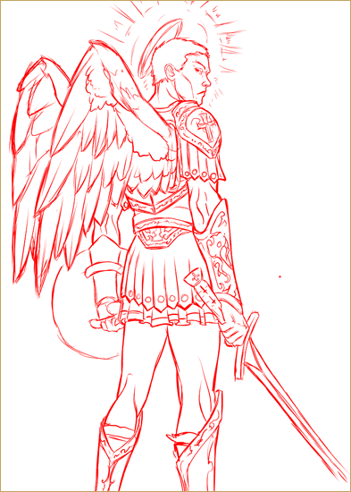 angel by PoseMuse, public domain