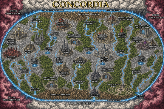 Map of Concordia. All rights reserved.