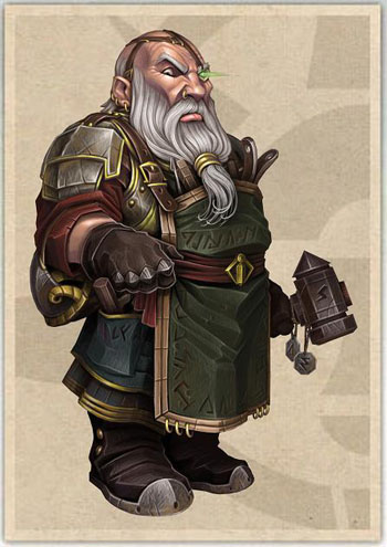 Dwarf Alchemist by Serg Natos 