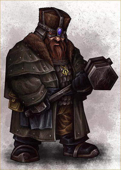 Defender Dwarf 3 by Serg Natos