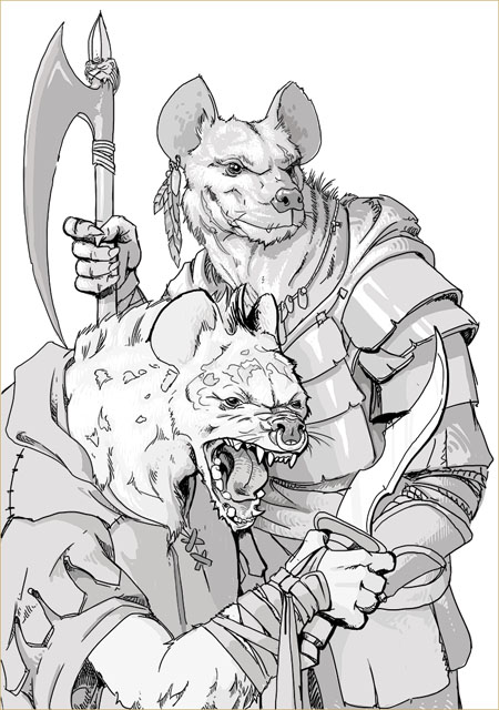 DND Gnoll by Lady of Hats CCO