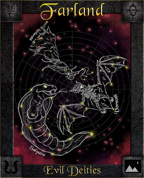 Constellations of the Evil Gods of Farland, by Tim Vargason. All rights reserved.