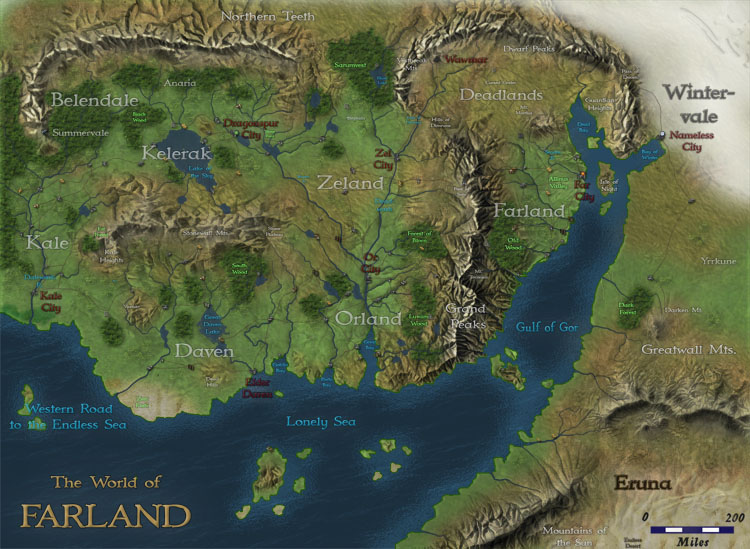 Map of Farland