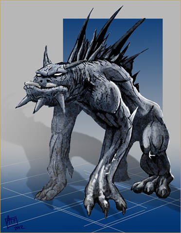 gorilla lizard concept by Scorpionmonkey, CC-BY-SA-3