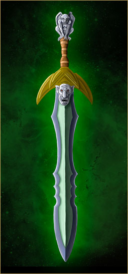 Gargoyle sword by S. Baker. All rights reserved.