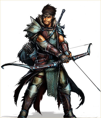 human bard, Ranger by Yammao