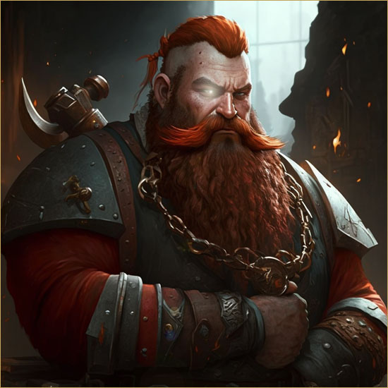 Khuldul by S. Baker and Midjourney