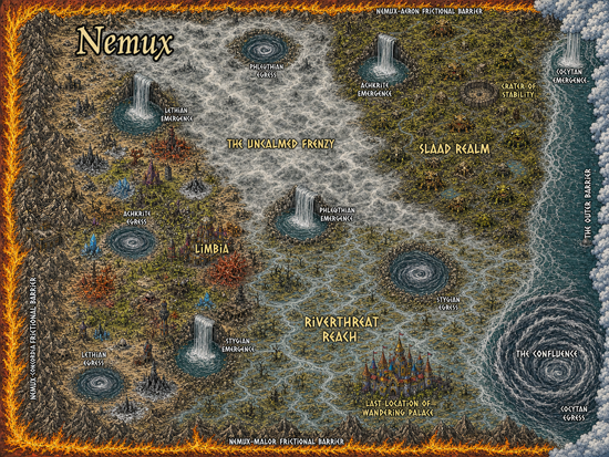 Map of Nemux. All rights reserved.