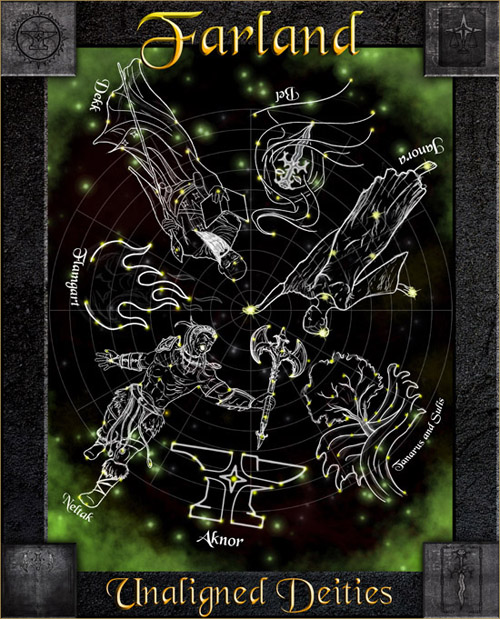 Constellations of the Neutral Gods of Farland, by Tim Vargason. All rights reserved.
