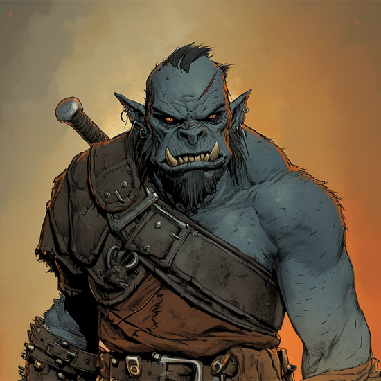 Oluk Orc, by S. Baker