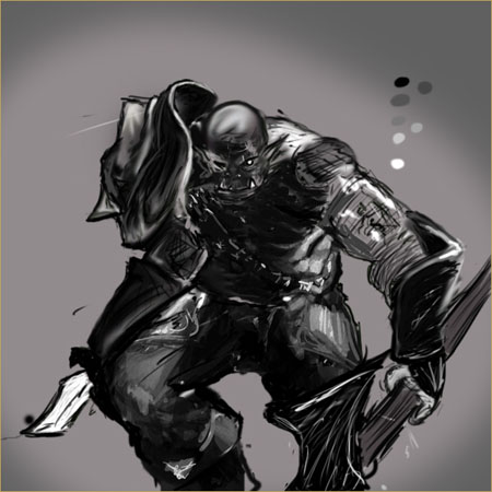 Orc Man Completed by Lord Domo, licensed for non-commercial reuse