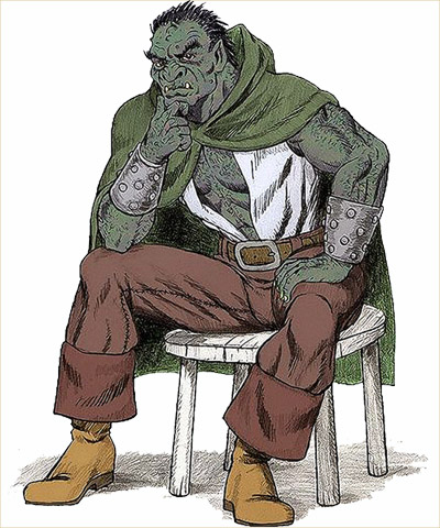 Arizel orc by Vectorfarian (original by MJ), CC BY-SA 3.0