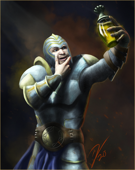 Potion Man by Tim Vargason. Produced for the World of Farland. All rights reserved.