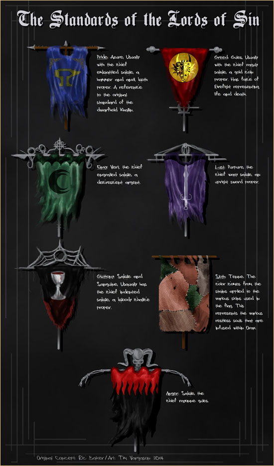 Lord of Sin Standards, by Tim Vargason